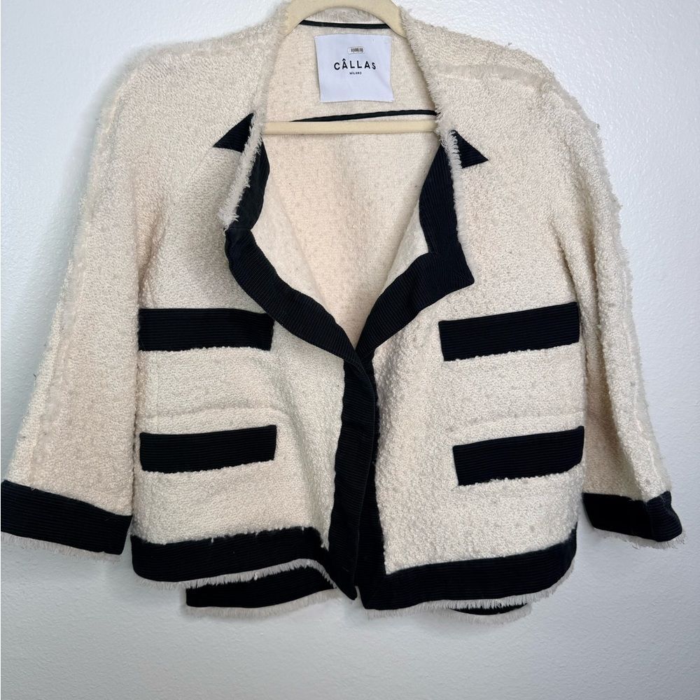 Callas Milano Made in Italy Wool Blazer Jacket size 40